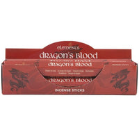 Set of 6 Packets of Elements Dragon's Blood Incense Sticks