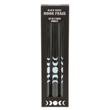 Set of 3 Black Magic Moon Phase Taper Candles