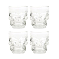 Set of 4 Skull Shot Glasses Set