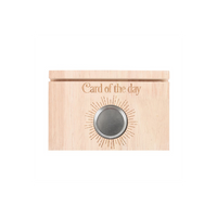 Natural Card of the Day Tarot Card Stand Tealight Holder