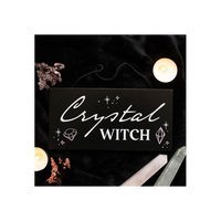 Crystal Witch Hanging Sign