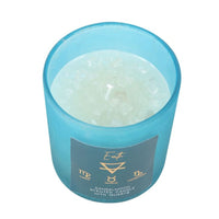 Earth Element Sandalwood Crystal Chip Candle