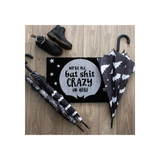 Black Bat Shit Crazy Doormat