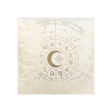 35cm Square Off White Astrology Wheel Cushion