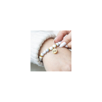 Stress Less Howlite Crystal Essential Oil Bracelet