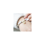 Stress Less Howlite Crystal Essential Oil Bracelet