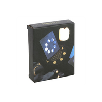 Black Flower of Life Crescent Moon Tarot Card Stand
