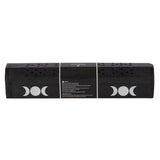 Triple Moon Wooden Sage Incense Box Set