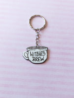 pink witchcraft keyring - witches brew