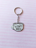 pink witchcraft keyring - witches brew