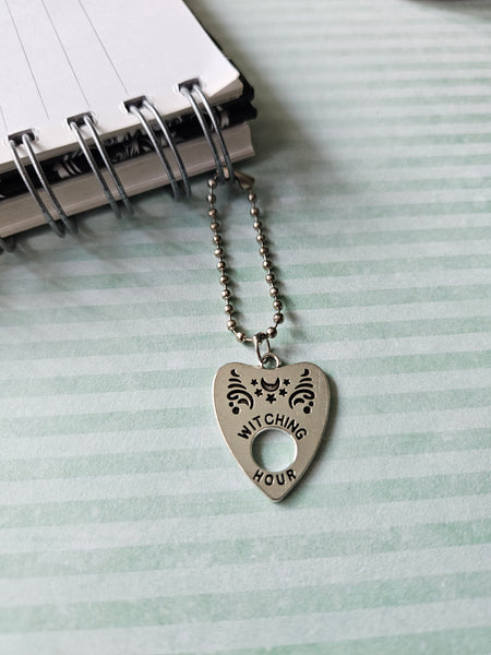 "witching hour" planchette planner charm 
