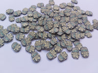 10mm polymer clay cabochon slices - mummy