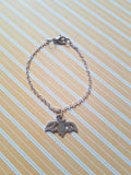 bat charm bracelet