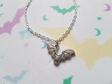 Silver Bat Bracelet – Gothic Charm Jewellery, Halloween Accessory, Spooky Gift for Goth & Vampire Lovers