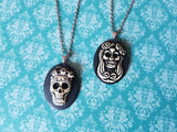 skull cameo necklaces
