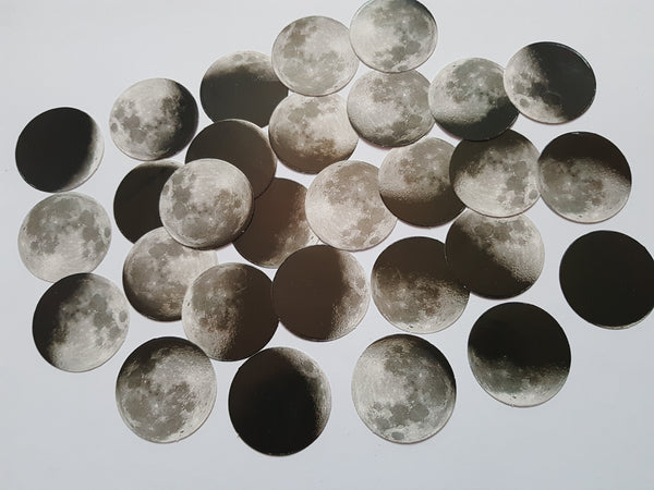 moon phases stickers