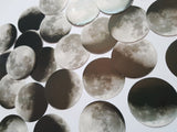 moon phases stickers