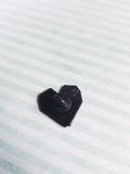 coffin heart pin badge