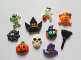 resin flatback cabochons set - halloween
