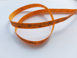 spiderweb grosgrain ribbon - orange