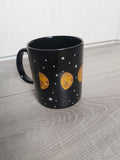 moon phases mug (black) 