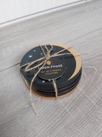 moon phases coasters (set of 5) 