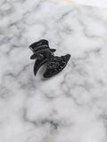 plague doctor pin badge