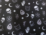 witchcraft print coin purse