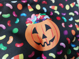 candy pumpkin make-up pouch