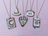 pink witchcraft necklaces