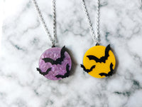 flying bats necklaces 