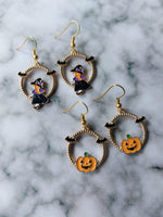 textured ring earrings 