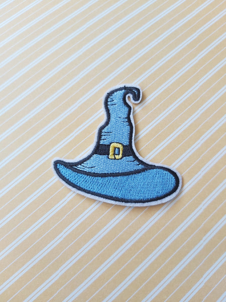 64mm iron-on applique/patch - witch hat