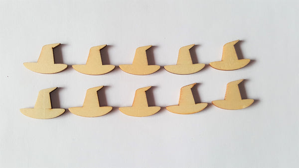30mm wooden witch hats