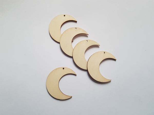 50mm wooden moons