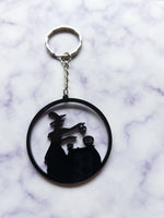 witch cauldron keyring