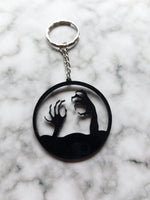 zombie hands keyring 
