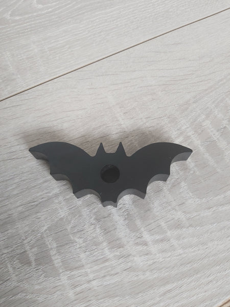 bat spell candle holder