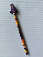 halloween eraser topped pencil - black cat 