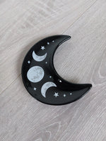 crescent moon trinket dish