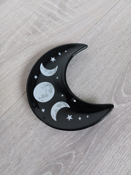 crescent moon trinket dish