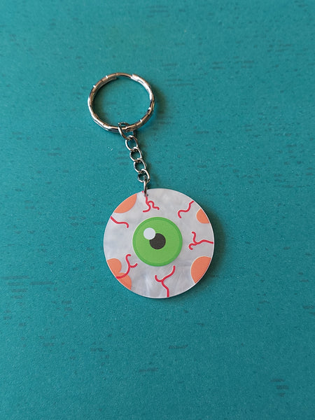 eyeball keyring