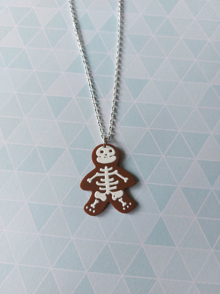 creepmas cookie necklace - gingerdead man 