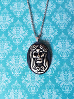 skull cameo necklace - girl 
