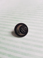 witchcraft pin badge - moon 