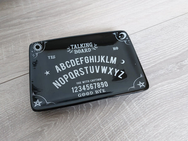 ouija board trinket dish (black) 