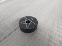 pentagram spell candle holder