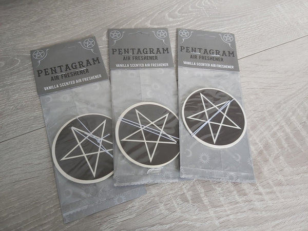 pentagram car air freshener