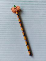 halloween eraser topped pencil - pumpkin