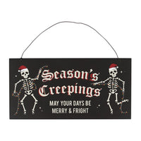 seasons creepings hanging wall sign 